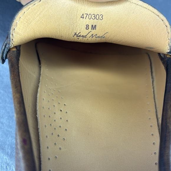 🔥🔥🔥 Alan Payne Brown Loafers with Classic Design and Durable Sole Size: 8🔥🔥🔥 - Picture 9 of 10